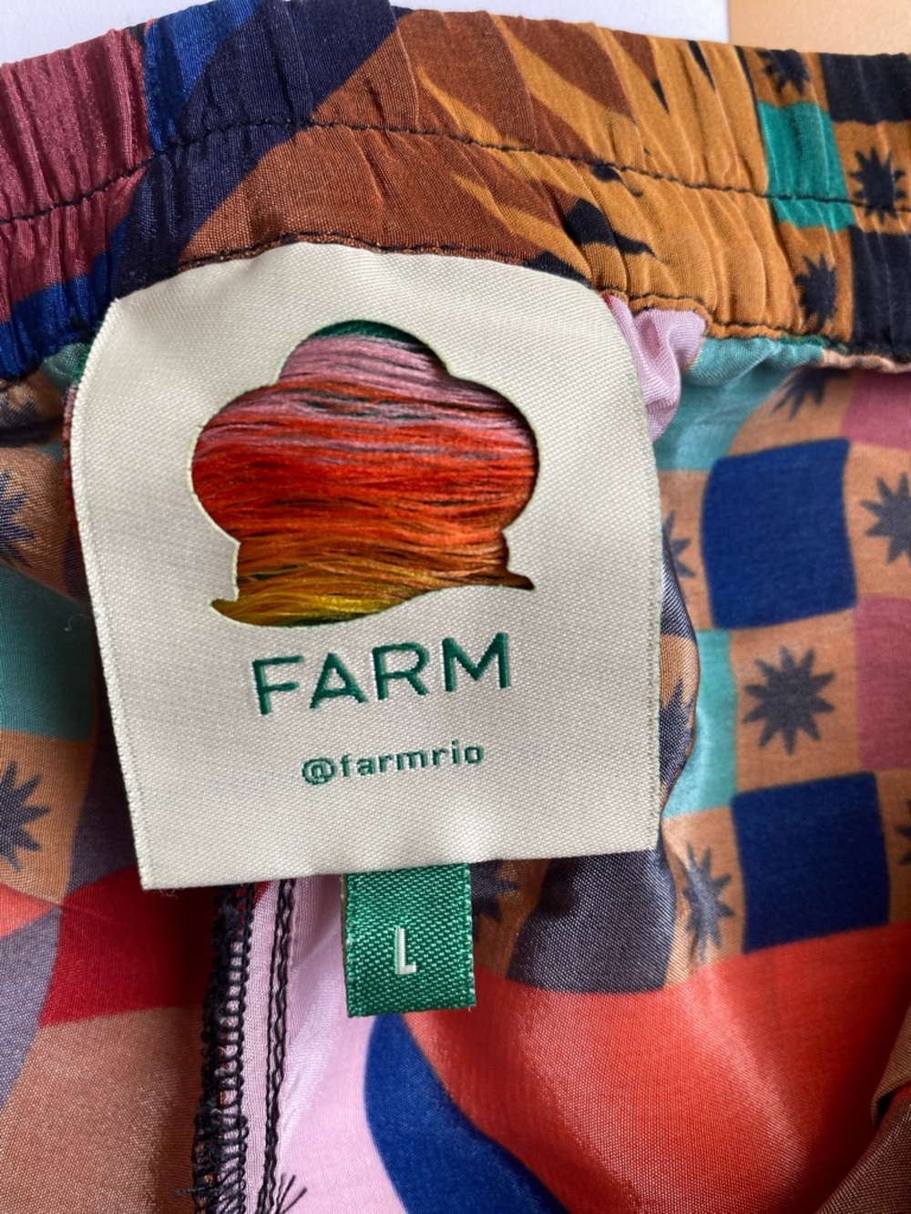 FARM Rio Multicolor Patchwork Printed Pants - Picture 2 of 4